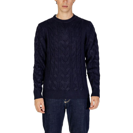 Hamaki-Ho Blue Acrylic Sweater Hamaki-Ho Black