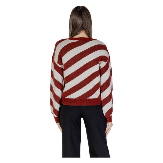 Vero Moda Bordeaux Recycled Polyester Sweater Vero Moda Dark Slate Gray