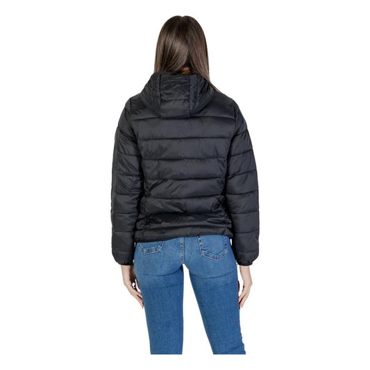 B.Young Black Nylon Jackets & Coat B.Young Dark Slate Gray