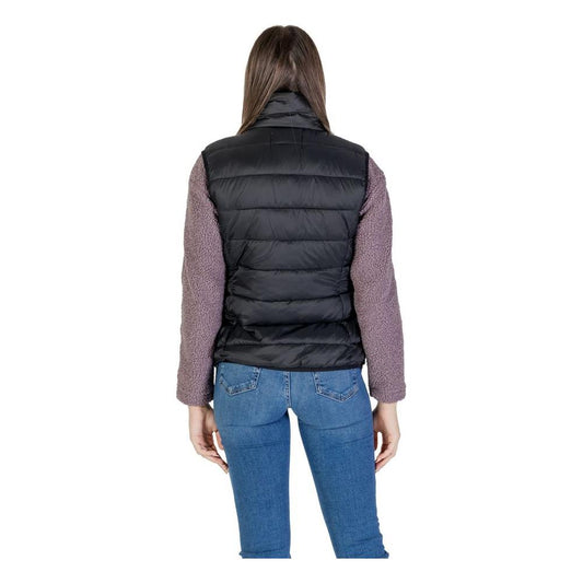 B.Young Black Nylon Jackets & Coat B.Young Dark Slate Gray