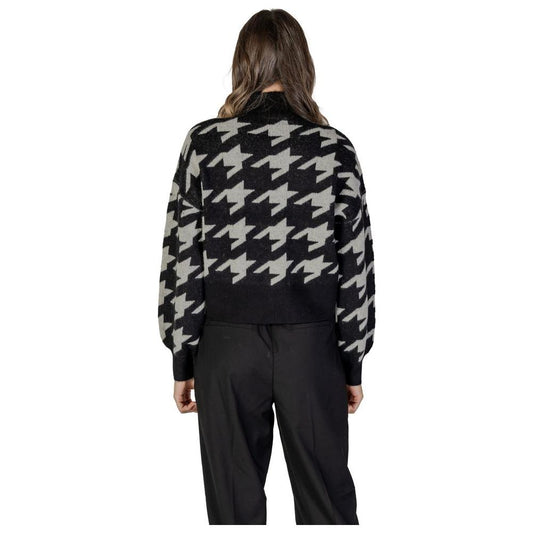Vero Moda Black Acrylic Sweater Vero Moda Black