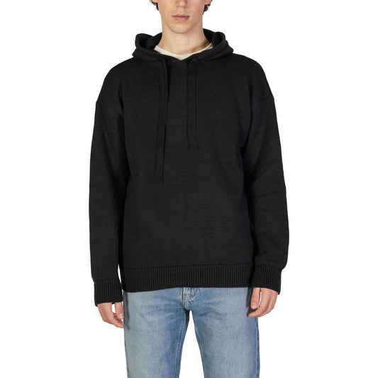 Underclub Black Cotton Sweater Underclub Black
