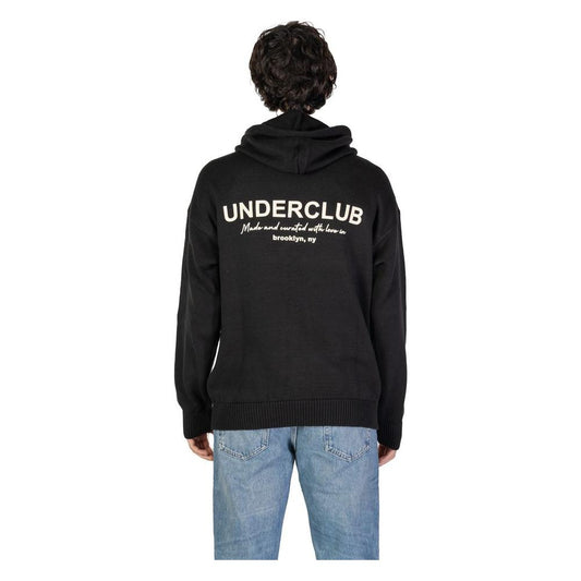Underclub Black Cotton Sweater Underclub Black