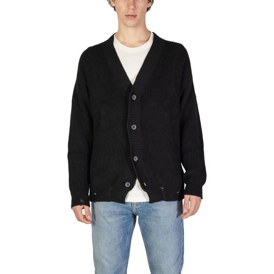 Underclub Black Cotton Cardigan Underclub Gray
