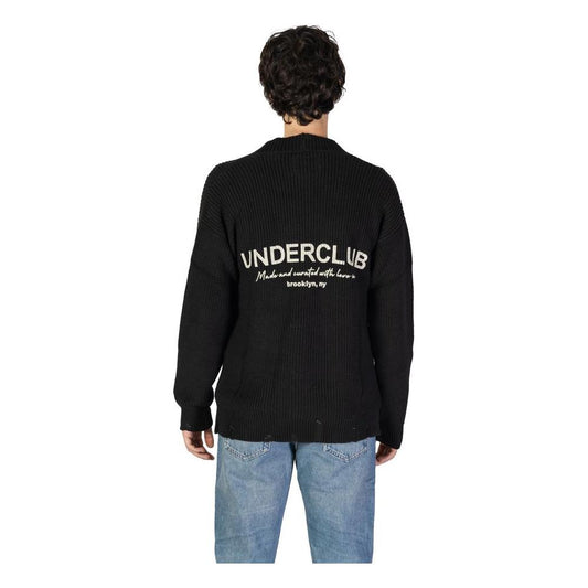 Underclub Black Cotton Cardigan Underclub Black