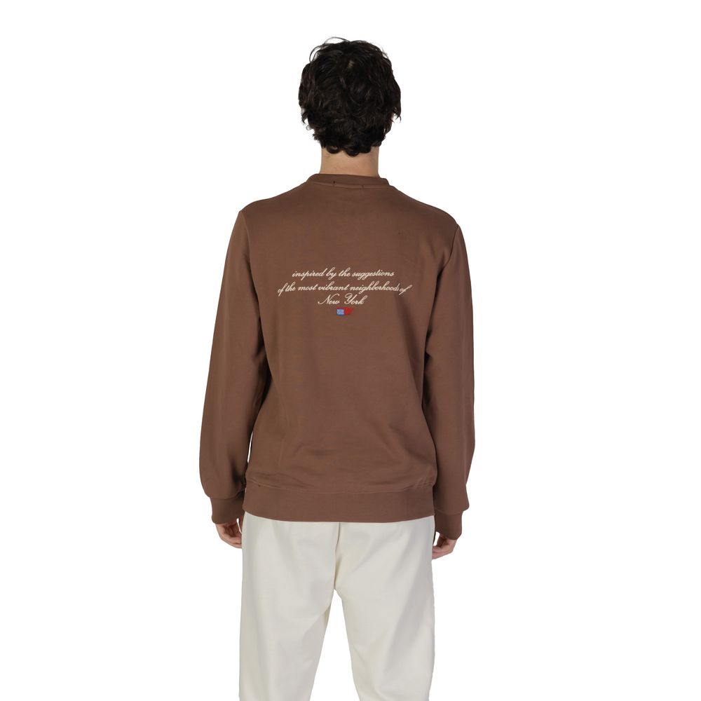 Underclub Brown Cotton Sweatshirt