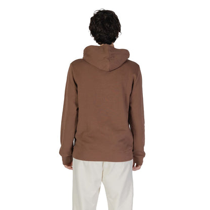 Underclub Brown Cotton Hoodie