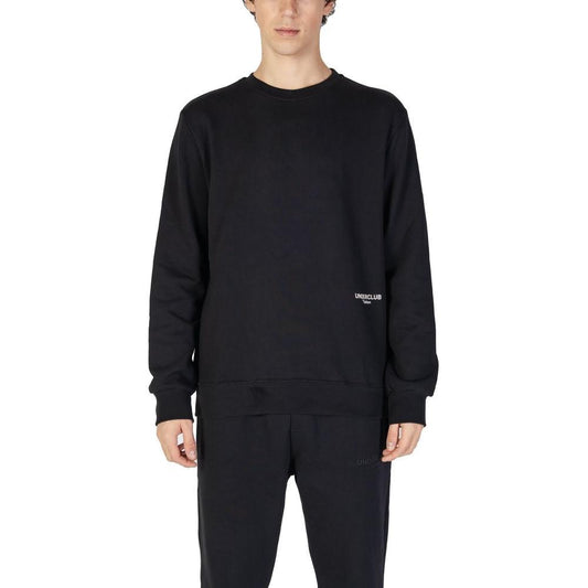 Underclub Black Cotton Sweater Underclub Black