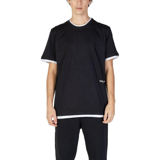Underclub Black Cotton T-Shirt Underclub Tan