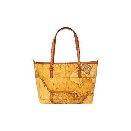 Alviero Martini Prima Classe Beige Leather Handbag