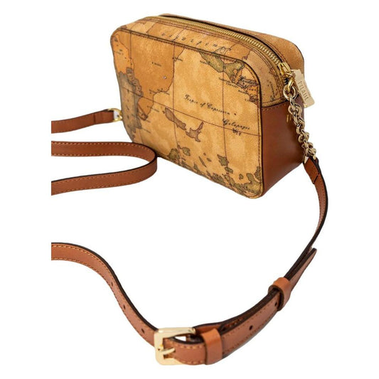 Alviero Martini Prima Classe Beige Cotton Handbag Alviero Martini Prima Classe Chocolate