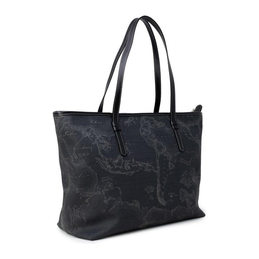 Alviero Martini Prima Classe Black Polyester Handbag Alviero Martini Prima Classe Dark Slate Gray
