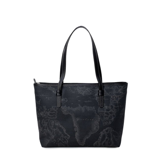 Alviero Martini Prima Classe Black Leather Handbag Alviero Martini Prima Classe Dark Slate Gray