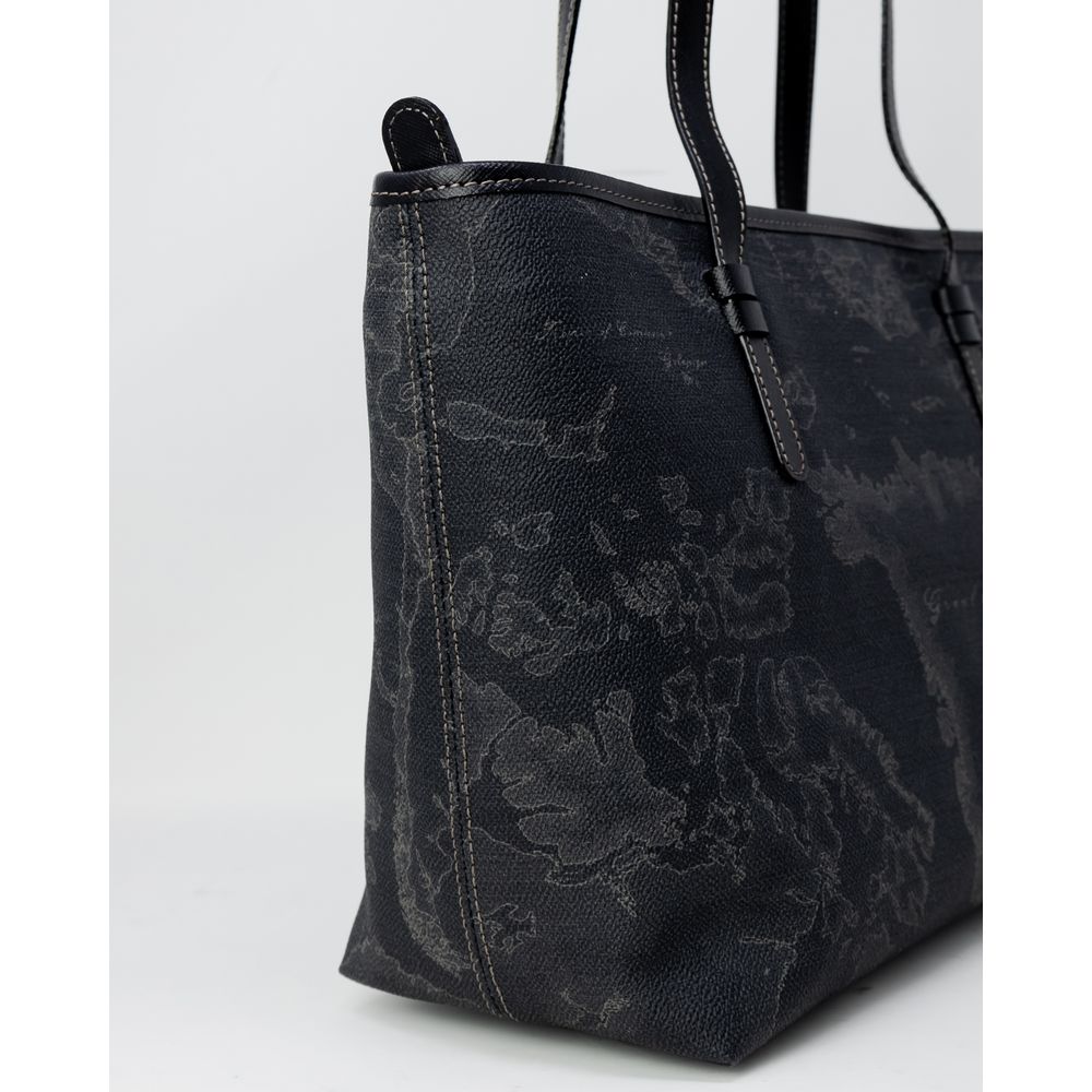 Front view with bag zipped and handles upright.