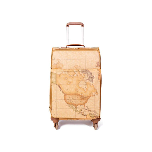 Alviero Martini Prima Classe Beige Cotton Luggage And Travel Alviero Martini Prima Classe Tan