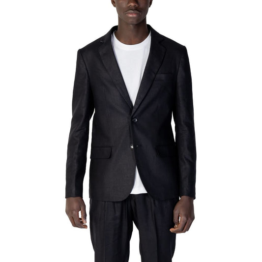 Antony Morato Black Linen Suit Antony Morato Black