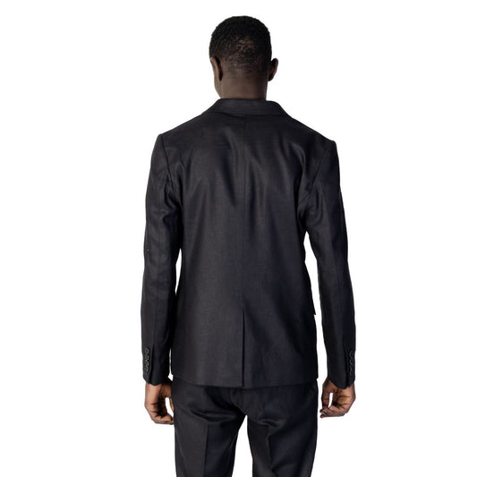 Antony Morato Black Linen Suit Antony Morato Black