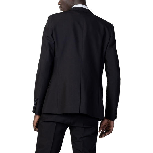 Antony Morato Black Polyester Suit Antony Morato Black