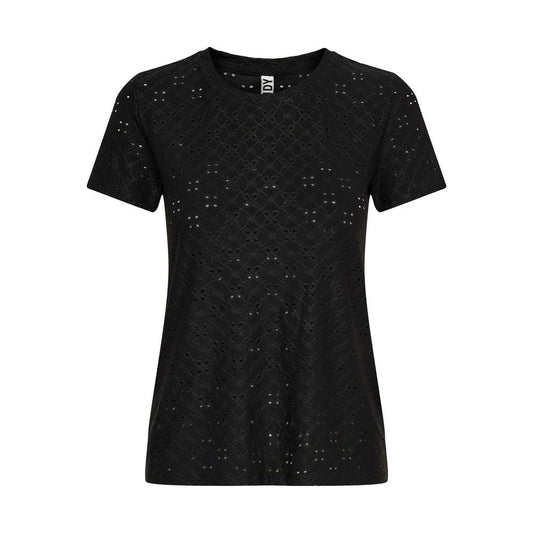 Jacqueline De Yong Black Polyester Tops & T-Shirt Jacqueline De Yong Black