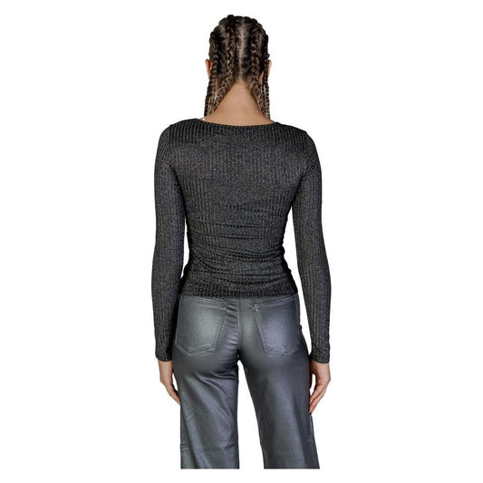 Vero Moda Black Recycled Polyester Tops & T-Shirt Vero Moda Dark Slate Gray