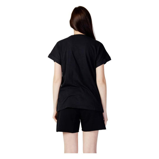 Blauer Black Cotton Tops & T-Shirt Blauer Black