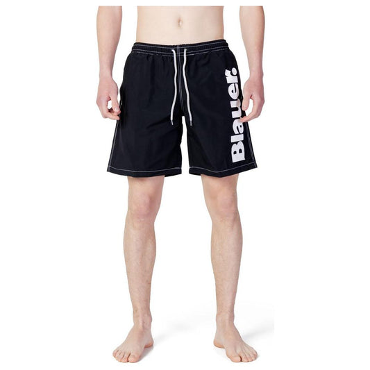 Blauer Black Polyester Swimwear Blauer Black