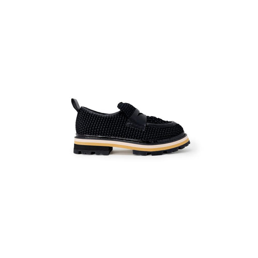ASH Black Leather Flat Shoe ASH Black