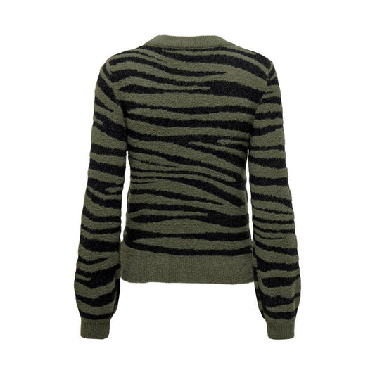 Jacqueline De Yong Green Nylon Sweater Jacqueline De Yong Dark Slate Gray
