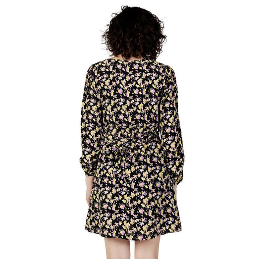 Jacqueline De Yong Black Viscose Dress Jacqueline De Yong Black