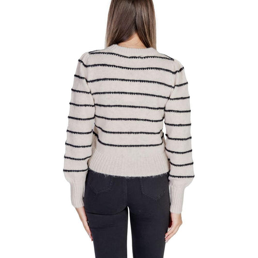 Jacqueline De Yong Gray Polyester Sweater Jacqueline De Yong Dark Slate Gray