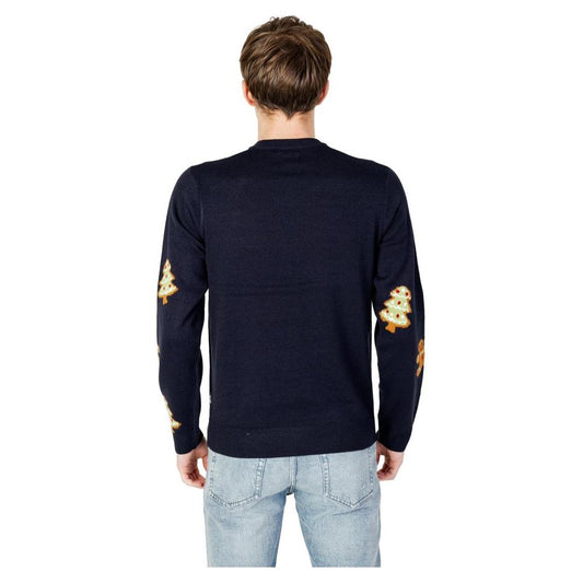 Only & Sons Blue Acrylic Sweater Only & Sons Gray