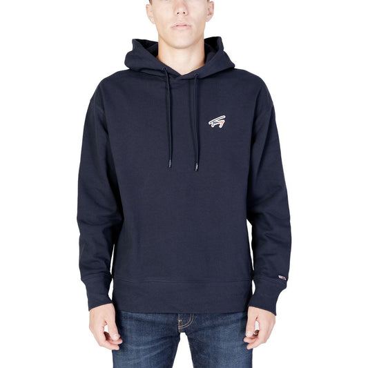 Tommy Hilfiger Jeans Blue Cotton Sweater Tommy Hilfiger Jeans Dark Slate Gray