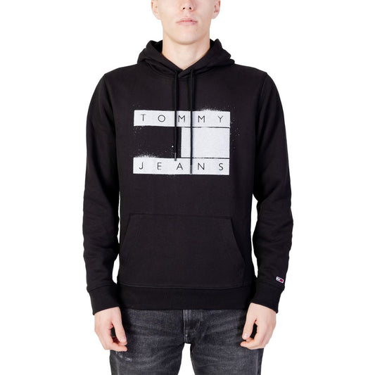 Tommy Hilfiger Jeans Black Organic Cotton Sweater Tommy Hilfiger Jeans Black