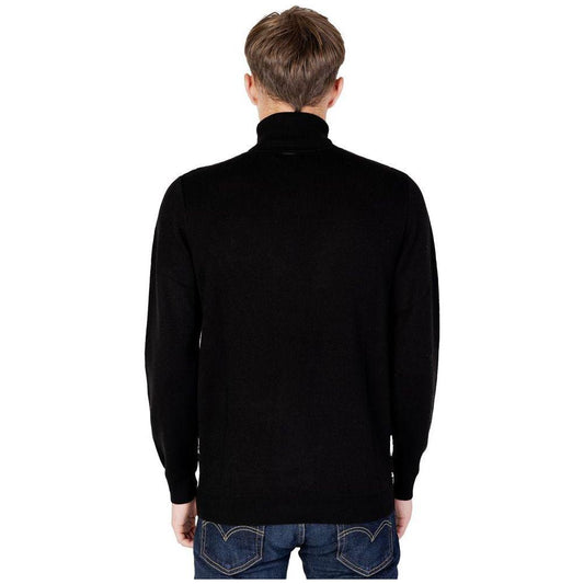 Antony Morato Black Wool Sweater Antony Morato Black