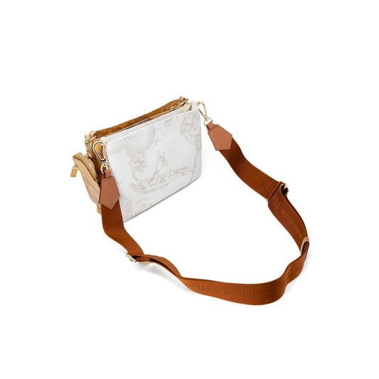 Alviero Martini Prima Classe Beige Leather Handbag Alviero Martini Prima Classe Light Gray