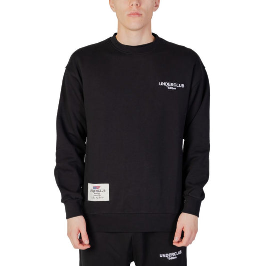 Underclub Black Cotton Sweater Underclub Black