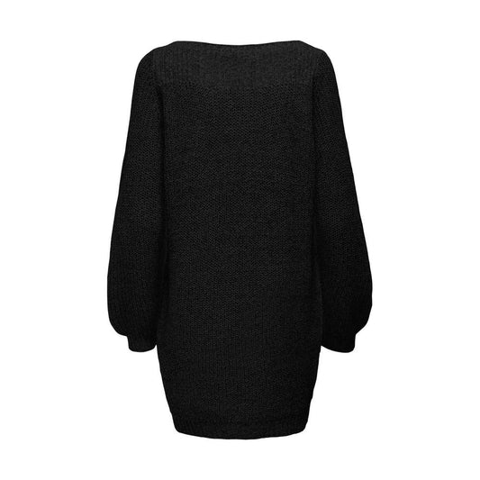 Jacqueline De Yong Black Acrylic Dress Jacqueline De Yong Black