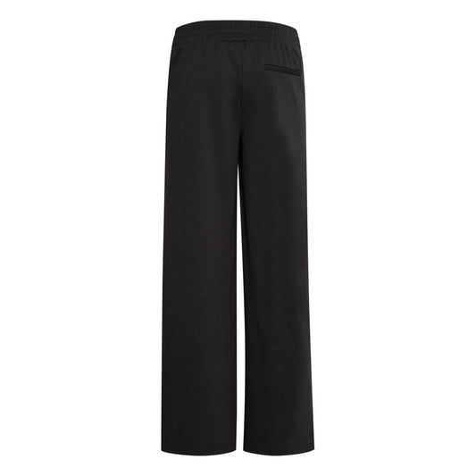 ICHI Black Recycled Polyurethane Jeans & Pant ICHI Dark Slate Gray