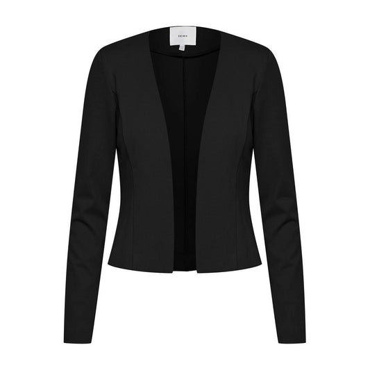 ICHI Black Polyester Suits & Blazer ICHI Black