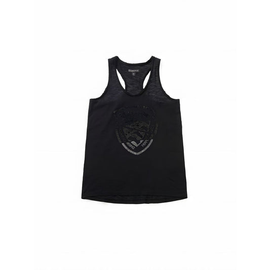 Blauer Black Cotton Tops & T-Shirt Blauer Black