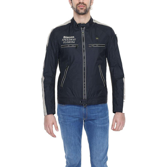 Blauer Black Polyamide Jacket Blauer Dark Slate Gray