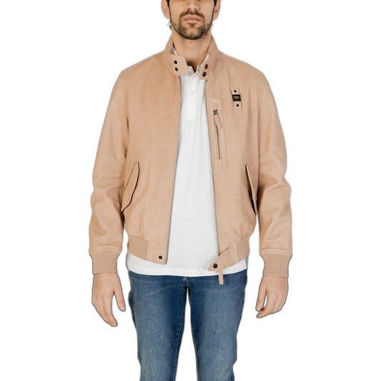 Blauer Beige Leather Jacket Blauer Tan