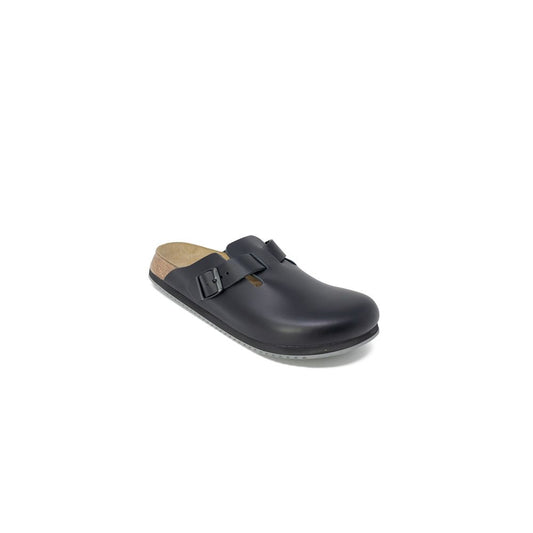 Birkenstock Black Leather Sandal Birkenstock Dark Slate Gray