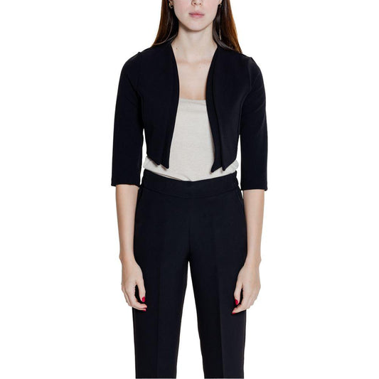 Rinascimento Black Polyester Tops & T-Shirt Rinascimento Black