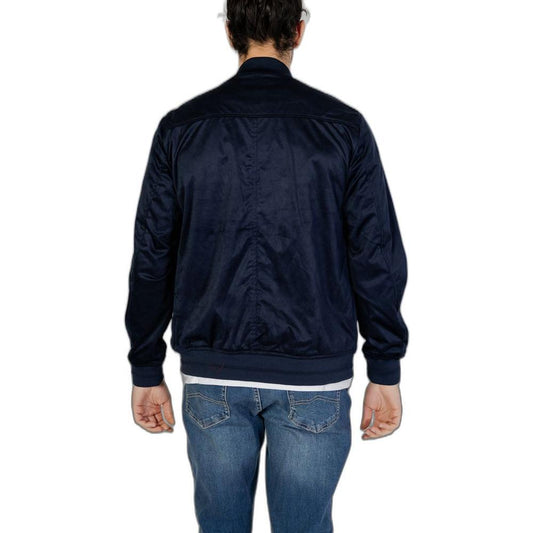 Hamaki-Ho Blue Polyester Jacket Hamaki-Ho Black