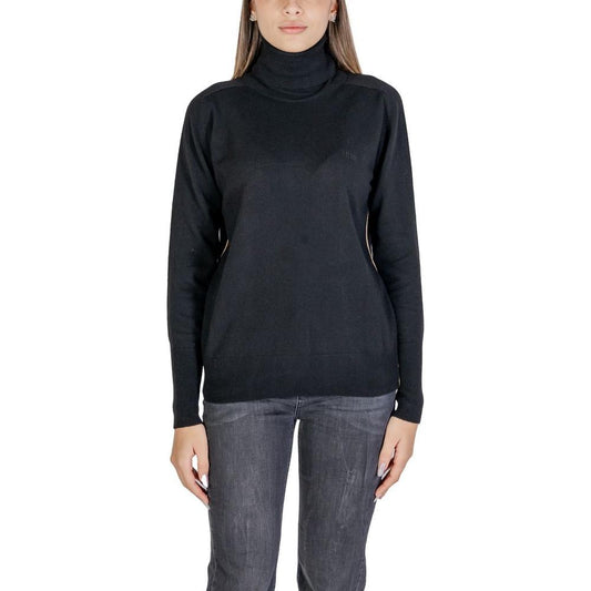 Alviero Martini Prima Classe Black Viscose Sweater Alviero Martini Prima Classe Dark Slate Gray