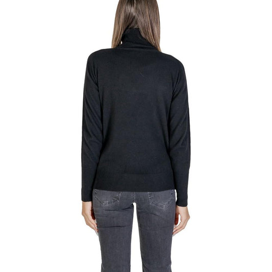 Alviero Martini Prima Classe Black Viscose Sweater Alviero Martini Prima Classe Dark Slate Gray