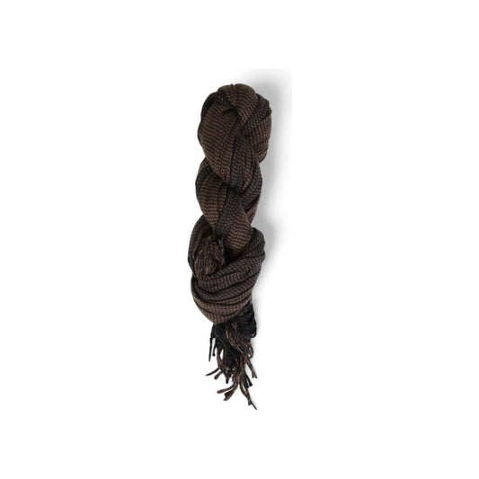 Antony Morato Brown Polyester Scarf Antony Morato Light Gray