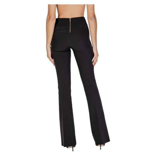 Sandro Ferrone Black Polyester Jeans & Pant Sandro Ferrone Tan