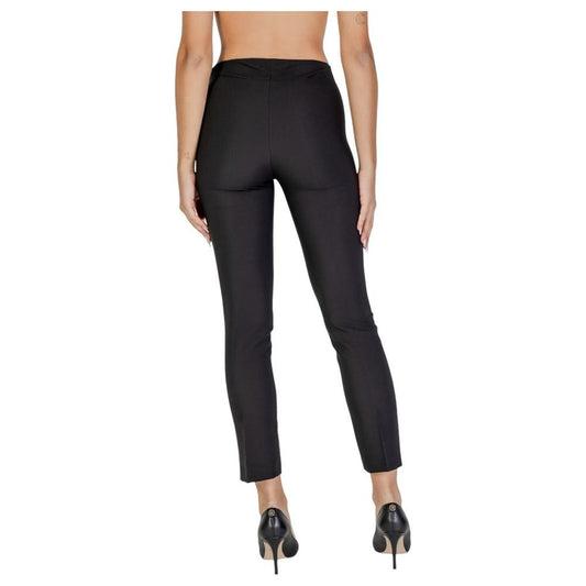 Sandro Ferrone Black Polyester Jeans & Pant Sandro Ferrone Tan
